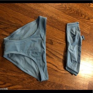 Blue aerie bikini. New